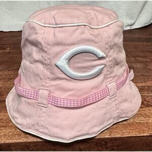 Cincinnati Reds Pink Bucket Hat Womens New Era